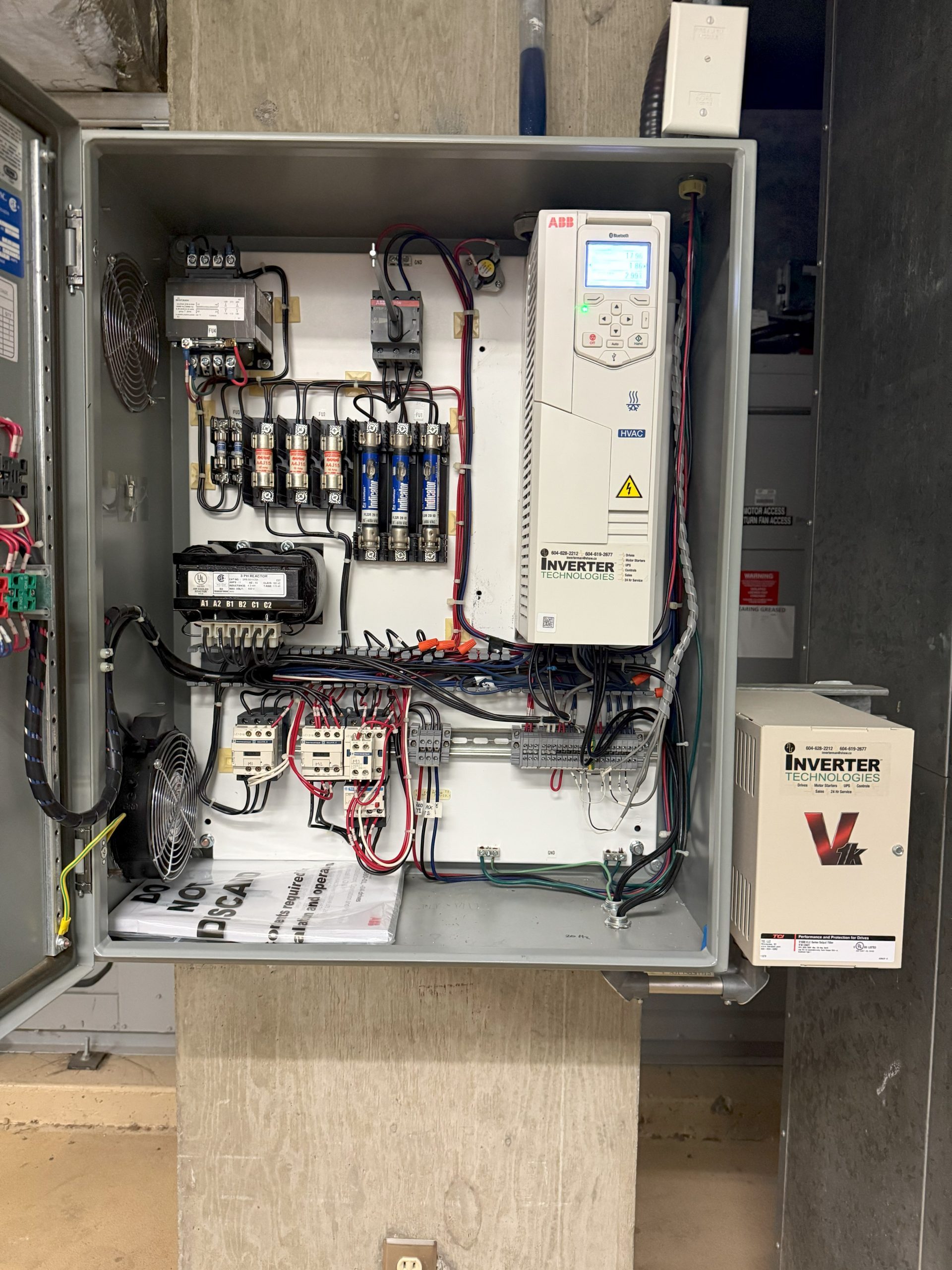 Return Fan ABB VFD Drive