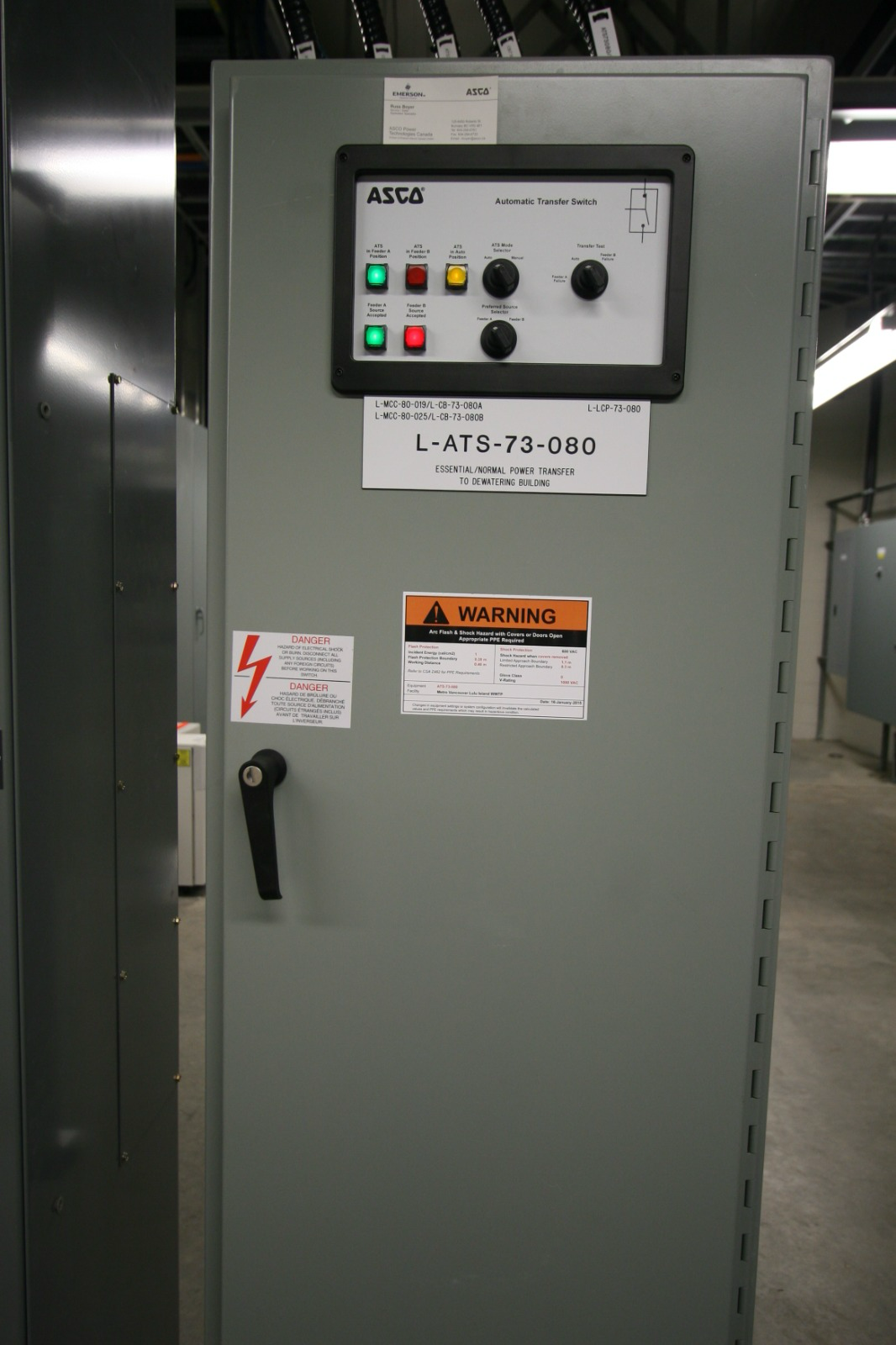 ASCO Auto Transfer Switch